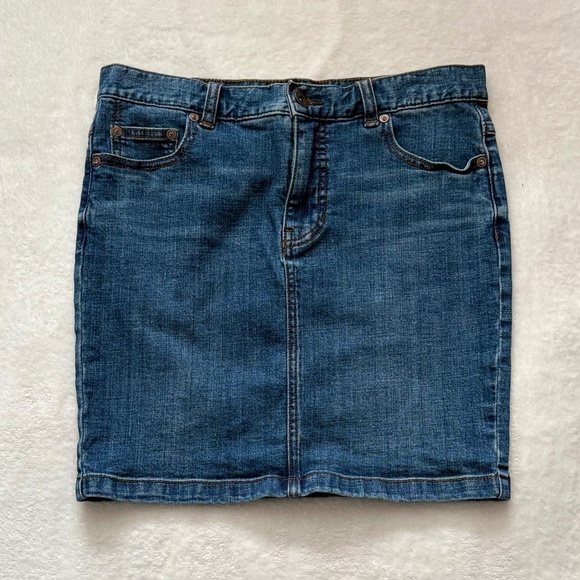 Free People Mini Denim Skirt - Picture 1 of 7